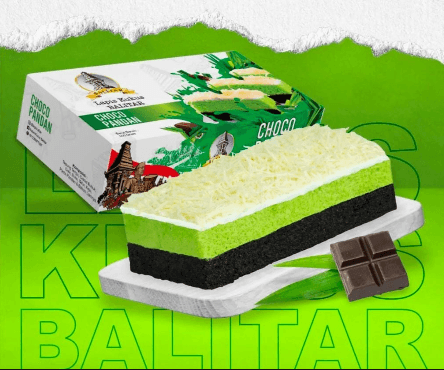 Lapis Kukus Choco Pandan