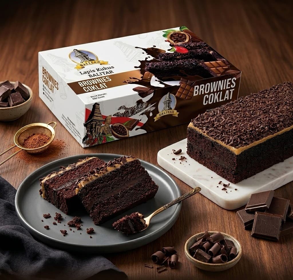 Lapis Kukus Brownies Coklat